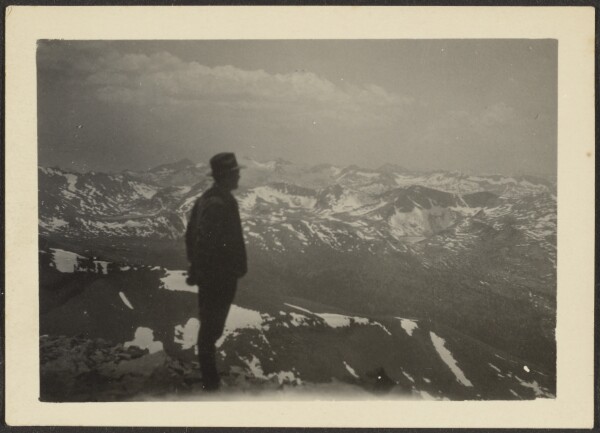 Louis Fleckenstein, [Man in Mountainous Landscape]