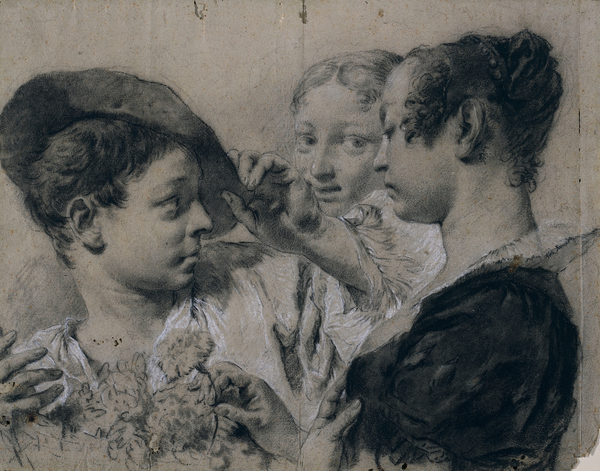 Giovanni Battista Piazzetta, A Young Woman Buying a Pink from a Young Man