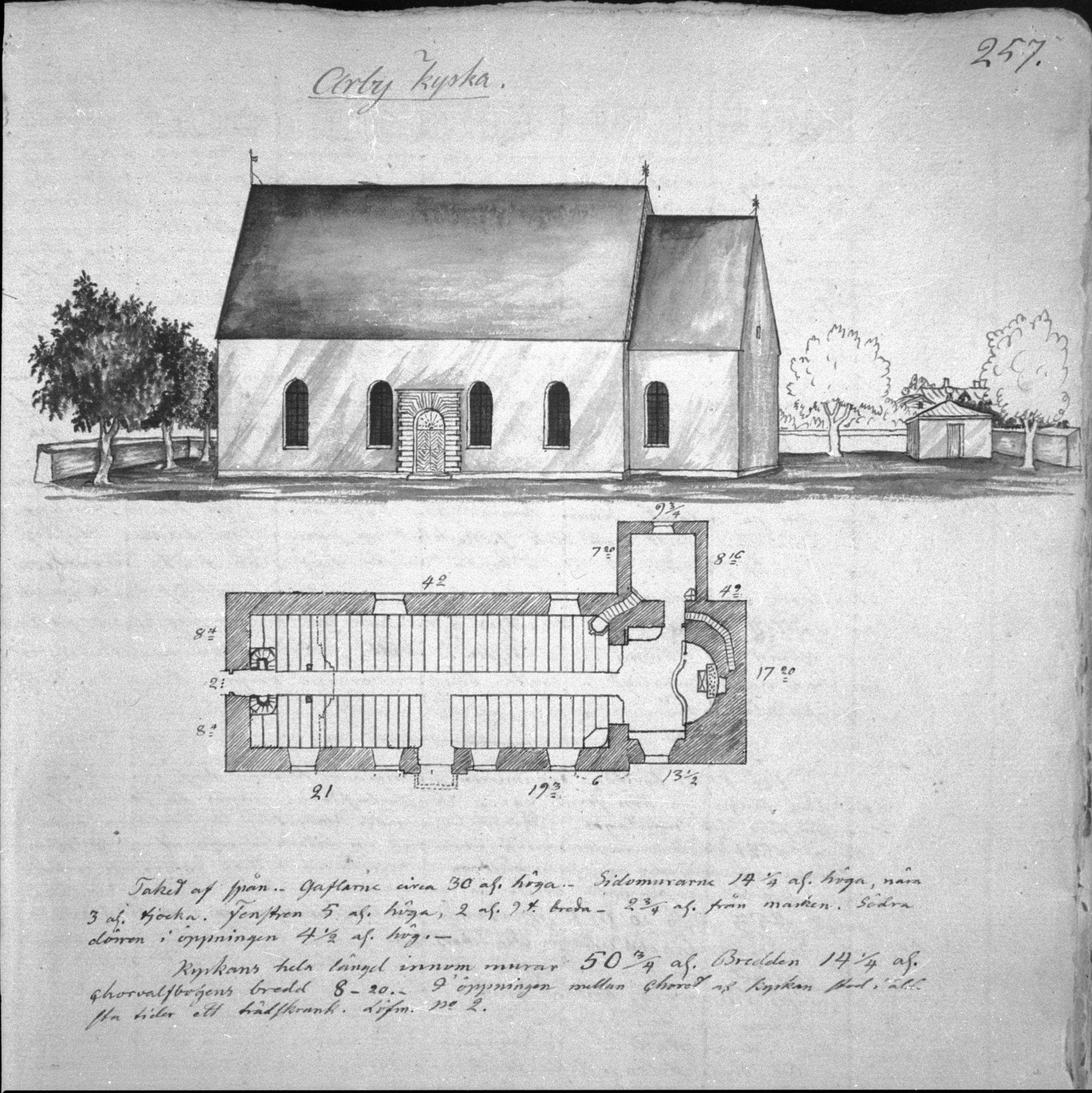Nils Lagergren, Arby kyrka