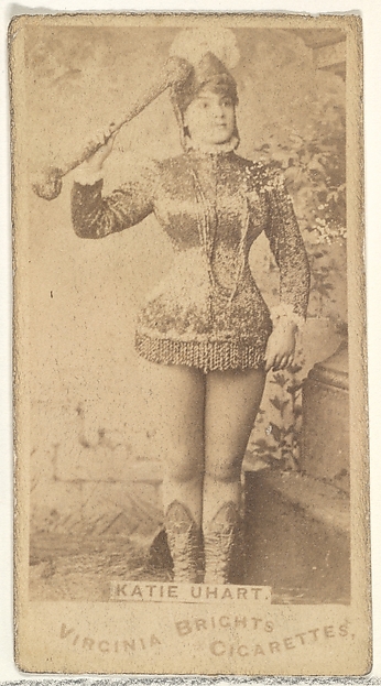 Allen & Ginter, Katie Uhart, from the Actors and Actresses series (N45, Type 1) for Virginia Brights Cigarettes