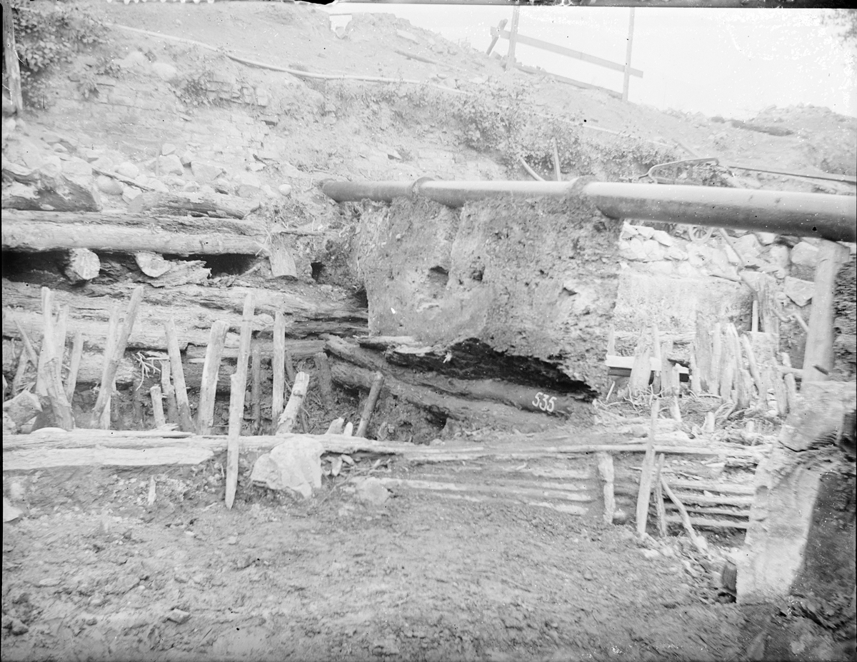 Okänd,, Archaeological excavation, Studentholmen, Uppsala 1907