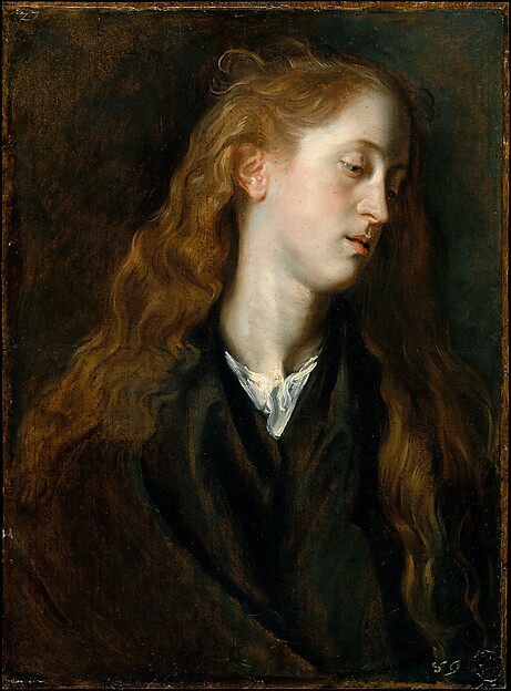 Anthony van Dyck, Study Head of a Young Woman