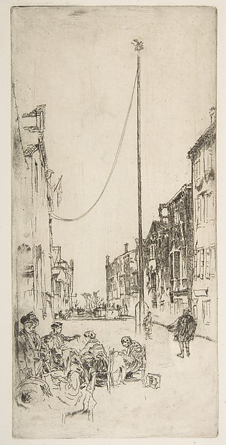 James McNeill Whistler, The Mast (The Venetian Mast)