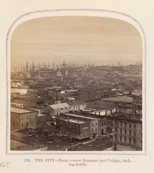 Thomas Houseworth, The City — From the Corner of Sansome and Vallejo