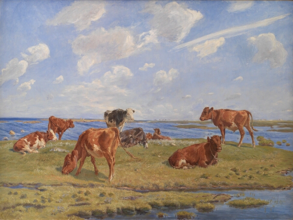 Theodor Philipsen, Kalve ved stranden