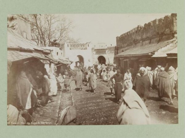 Unknown, The Street of the Fondak of Trijo in Tangiers, Morocco.