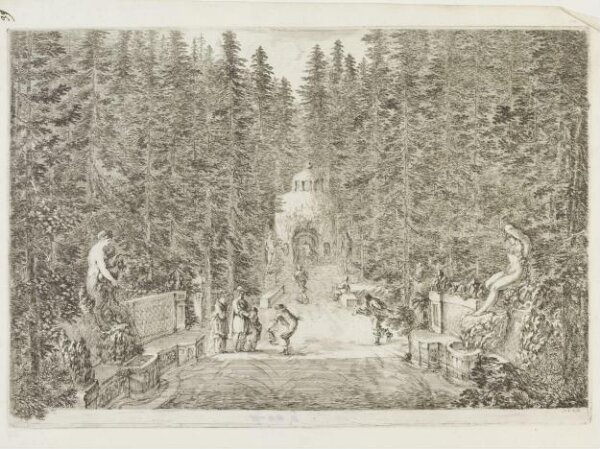 Stefano della Bella, Vues de la villa de Pratolino