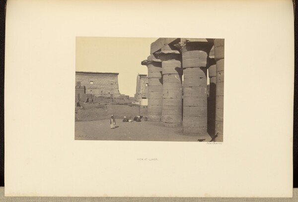 Francis Frith, View at Luxor
