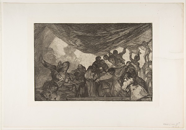 Goya (Francisco de Goya y Lucientes), Clear Folly, from "The Disparates" (Follies / Irrationalities)