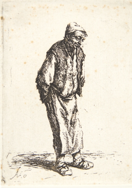 Adriaen van Ostade, Bonde med hænderne bag ryggen