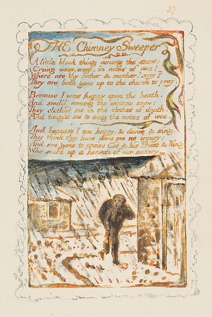 William Blake, Songs of Experience: The Chimney Sweeper
