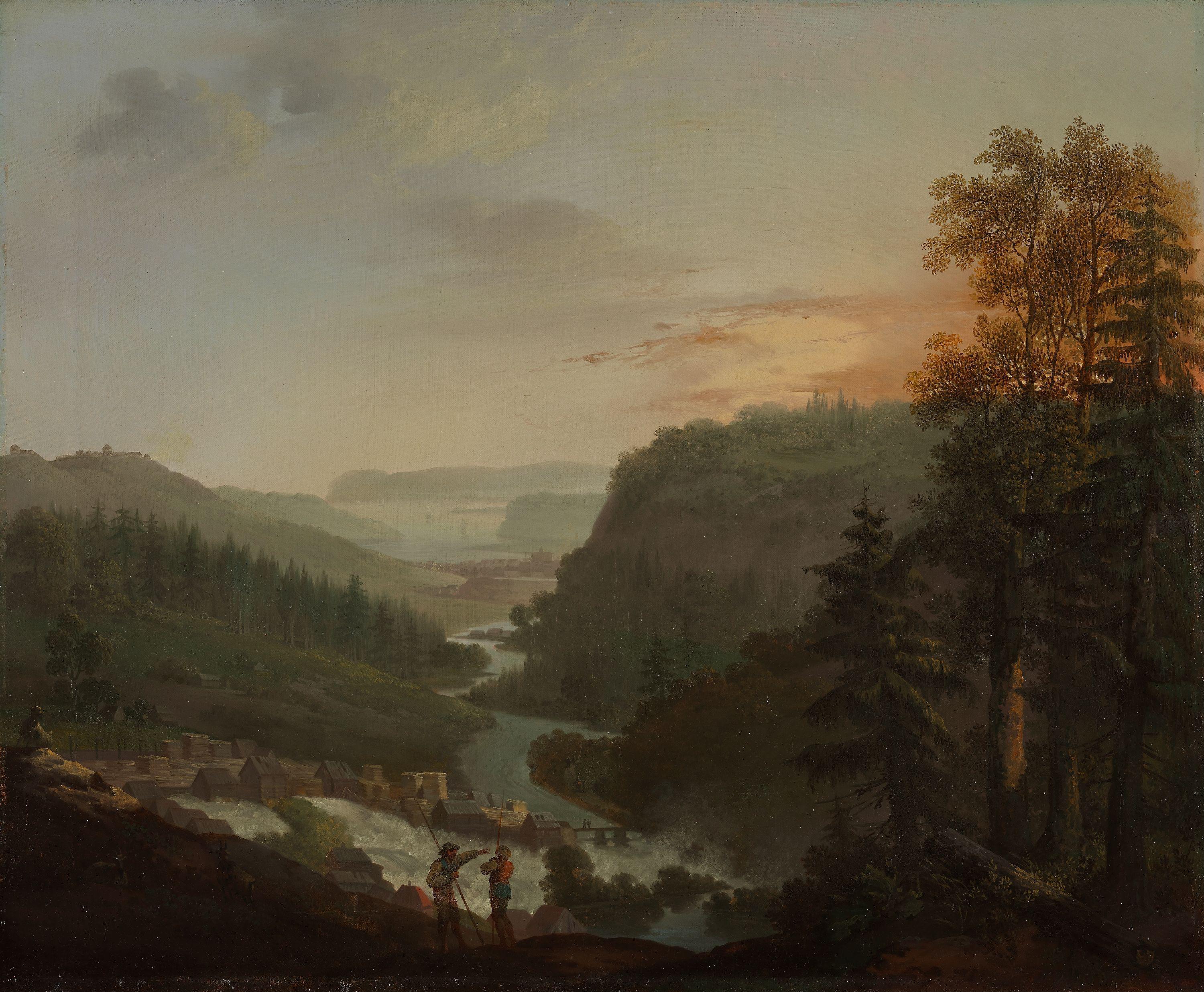 Christian August Lorentzen, View on Tistedal near Halden