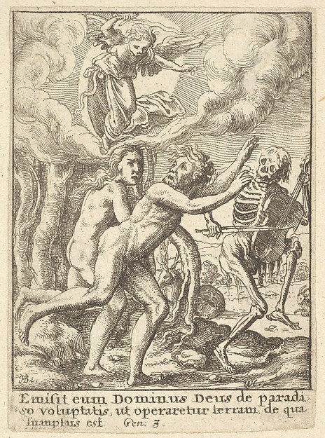 Wenceslaus Hollar, Paradise Lost, from "Dance of Death"