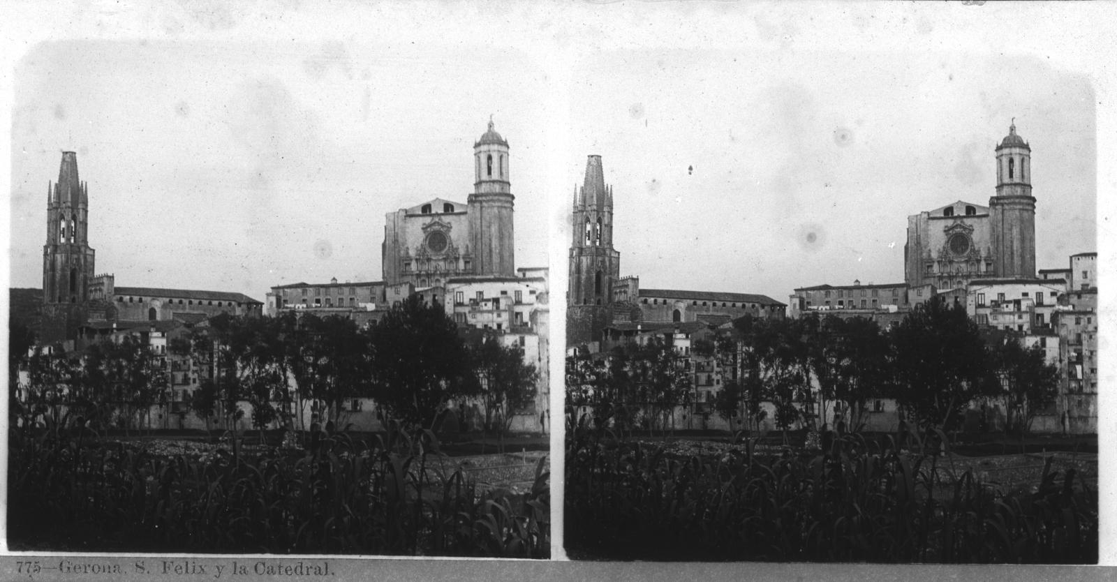 Desconegut, 775 - Gerona. S. Felix y la Catedral