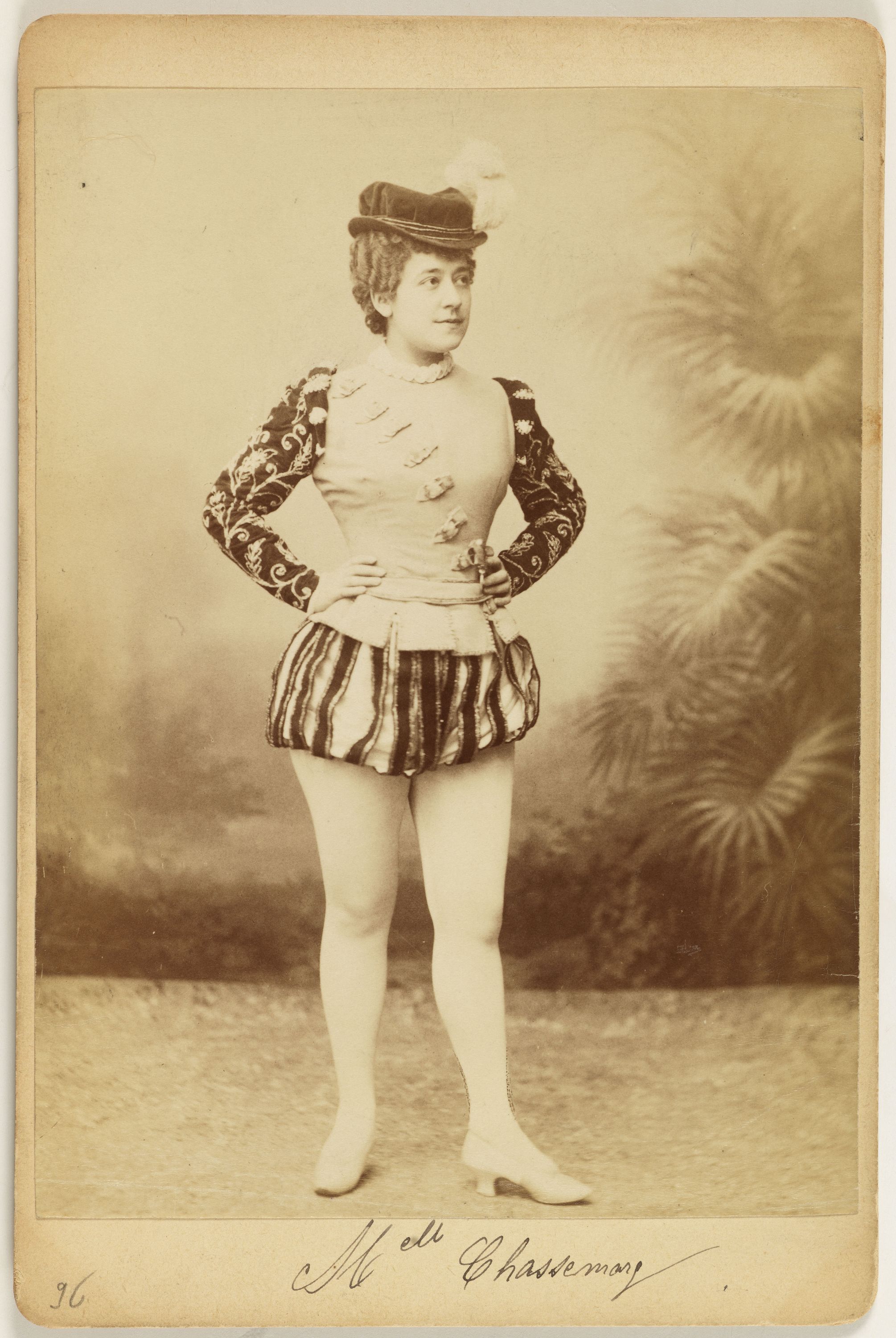 Anonyme, Portrait de Mlle de Chassemarg, actrice
