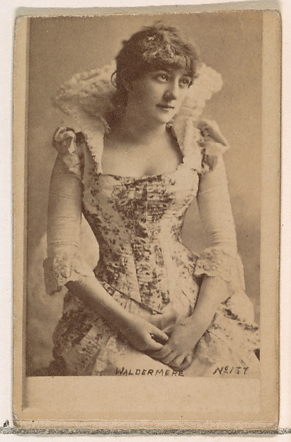 W. Duke, Sons & Co., Card Number 137, Waldermere, from the Actors and Actresses series (N145-1) issued by Duke Sons & Co. to promote Cross Cut Cigarettes