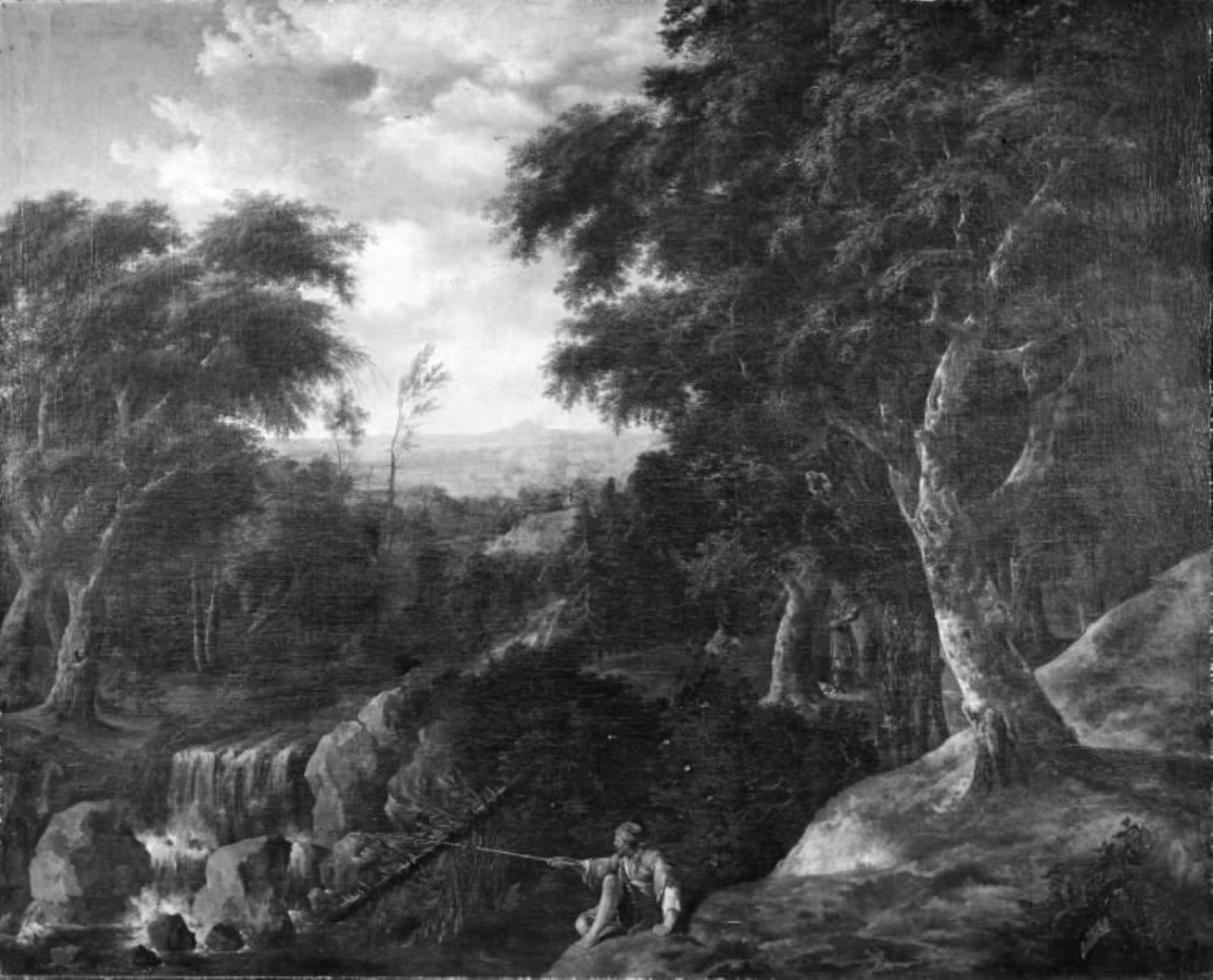 Adriaen Hendriksz. Verboom, Fiskeren ved skovbækken