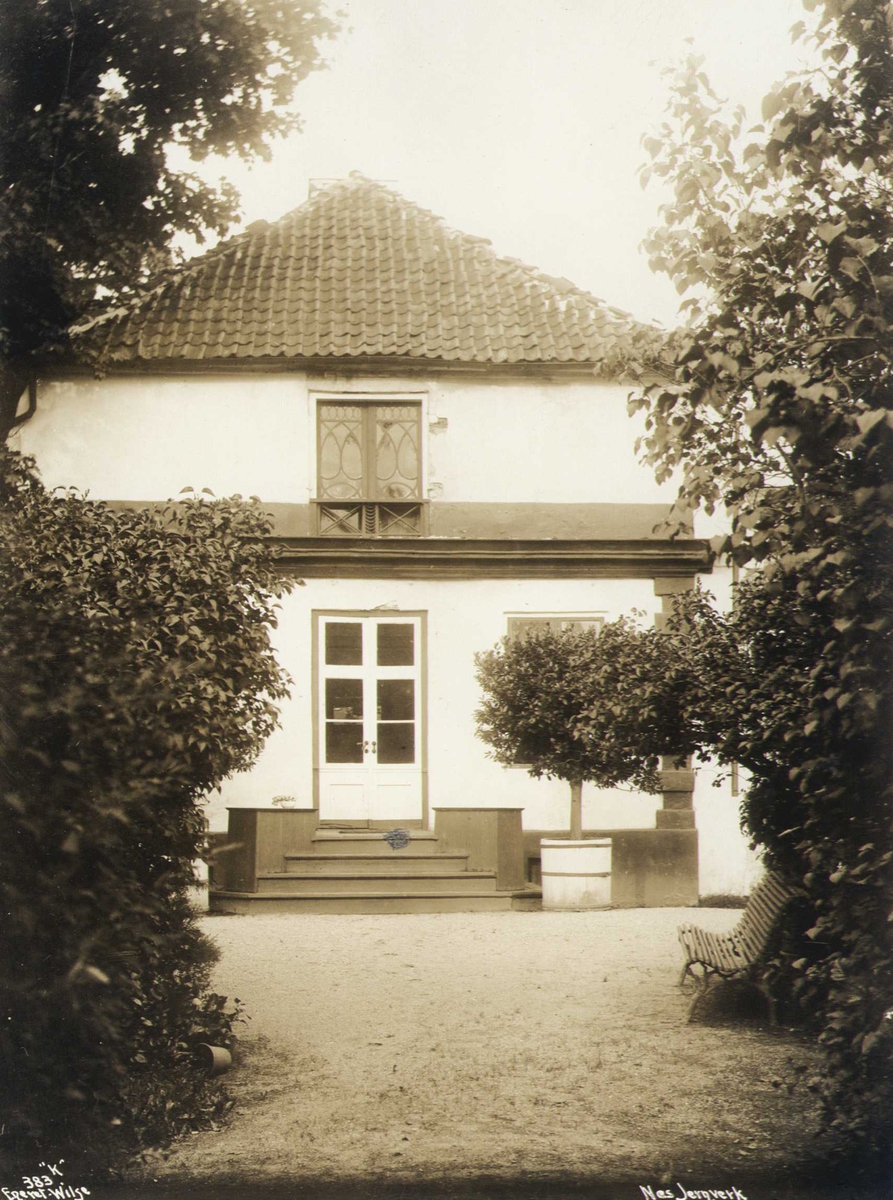 Anders Beer Wilse, Fra hovedgården, Nes Jernverk, Tvedestrand, Aust-Agder.