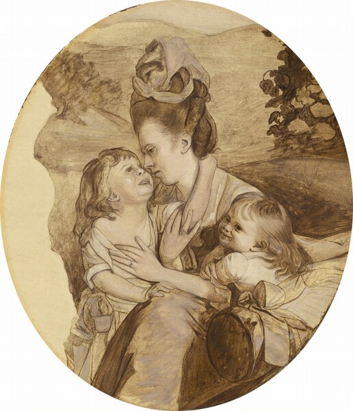 John Singleton Copley, Sketch for The Copley Family