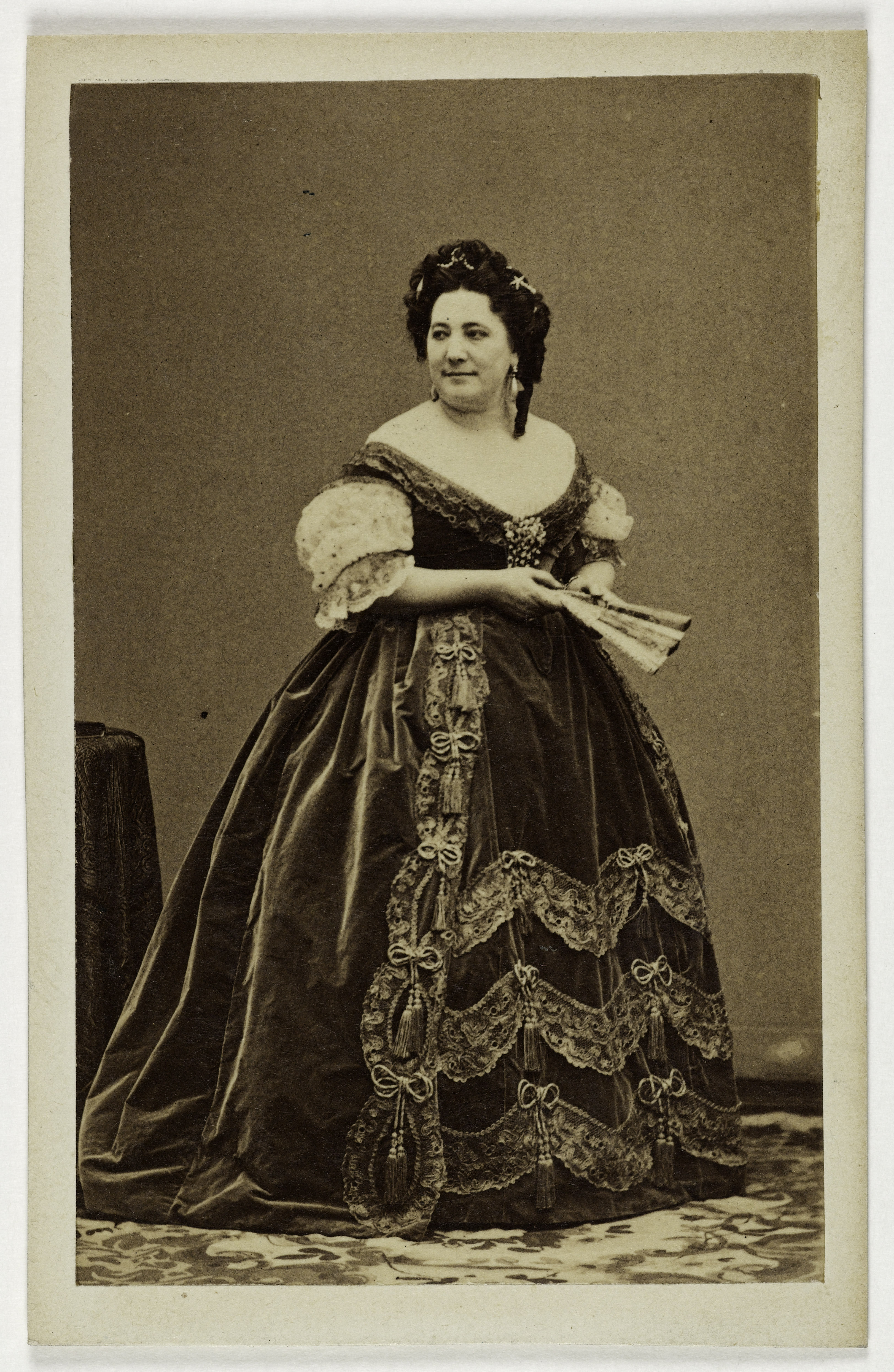 Disderi & Cie, Portrait d'Emilie Guyon, (1821-1878), (actrice ou chanteuse?)