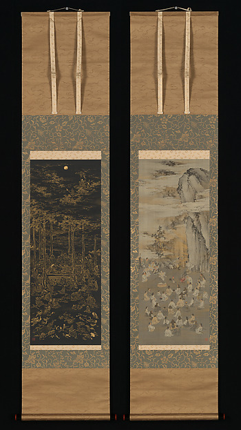 Kōno Bairei, Luring the Sun Goddess Amaterasu Out of a Cave with Music; Death of the Historical Buddha