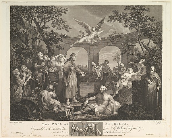 William Hogarth, The Pool of Bethesda (St. John, Chapter 5)
