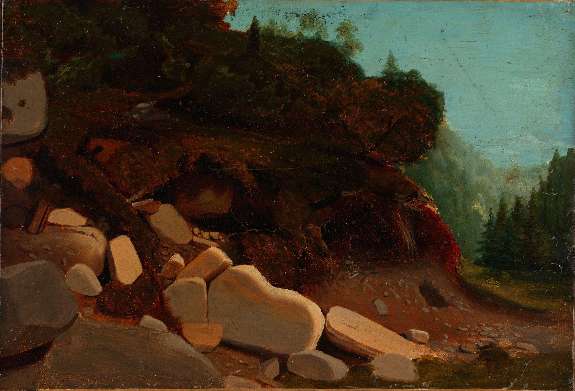 August Cappelen, Nature Study with Rocks