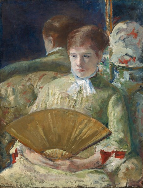 Mary Cassatt, Woman with a Fan