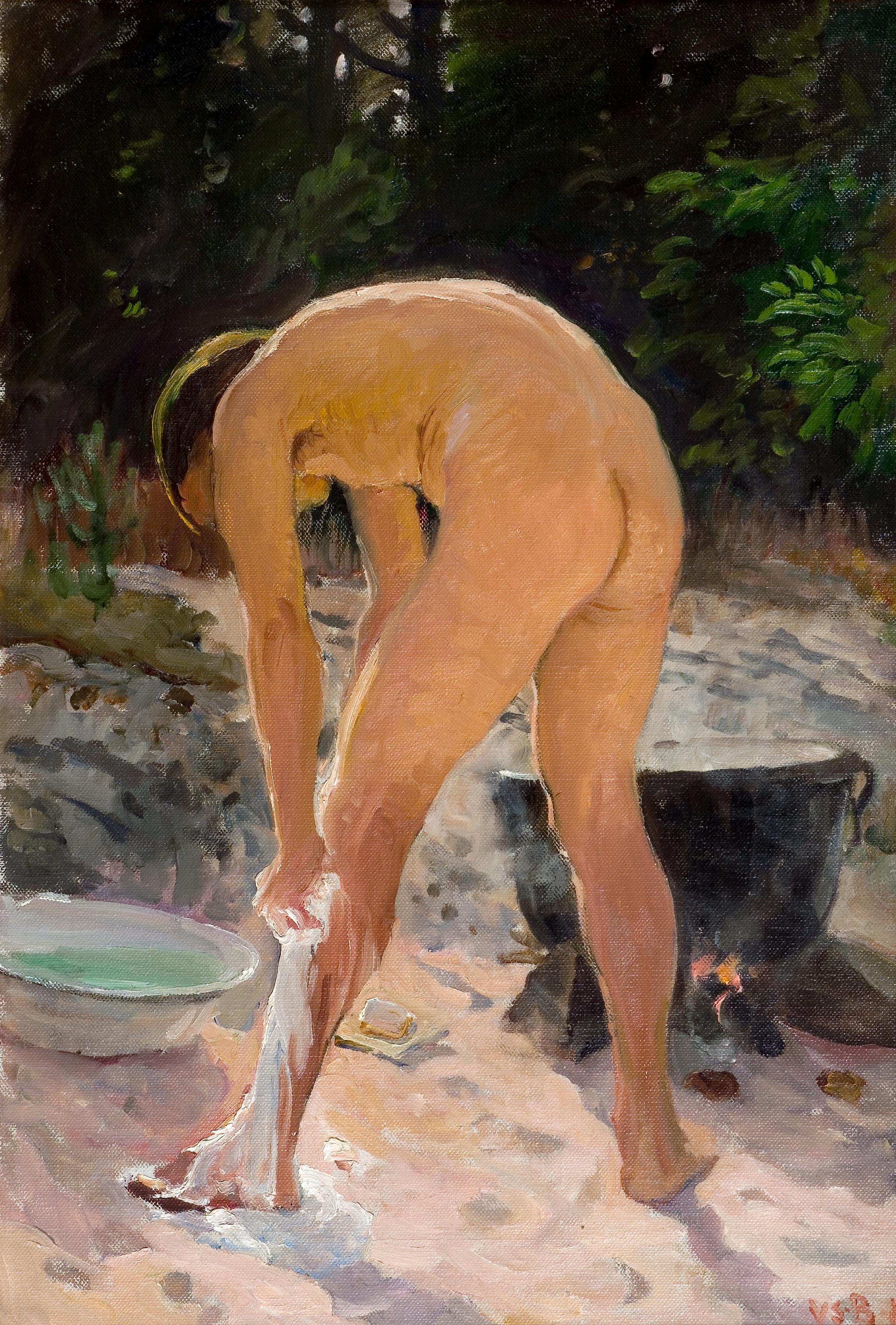 Venny Soldan-Brofeldt, Aamupesu