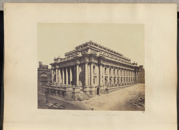 Unknown, [View of the Royal Opera House, Malta]