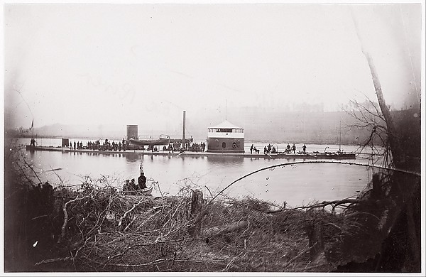 Unknown, U.S. Monitor "Mahopac" on the Appomattox River
