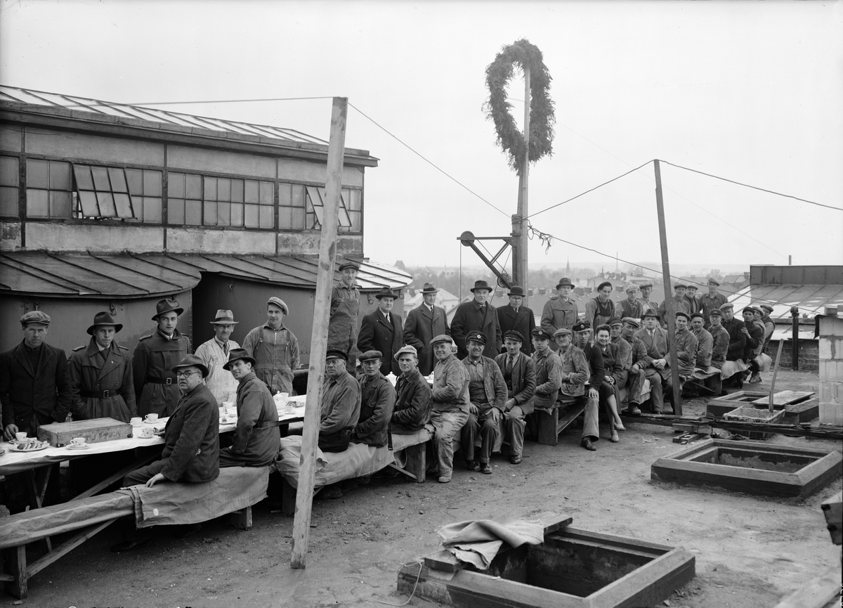 Paul Sandberg, Taklagsfest i Uppsala, 1944