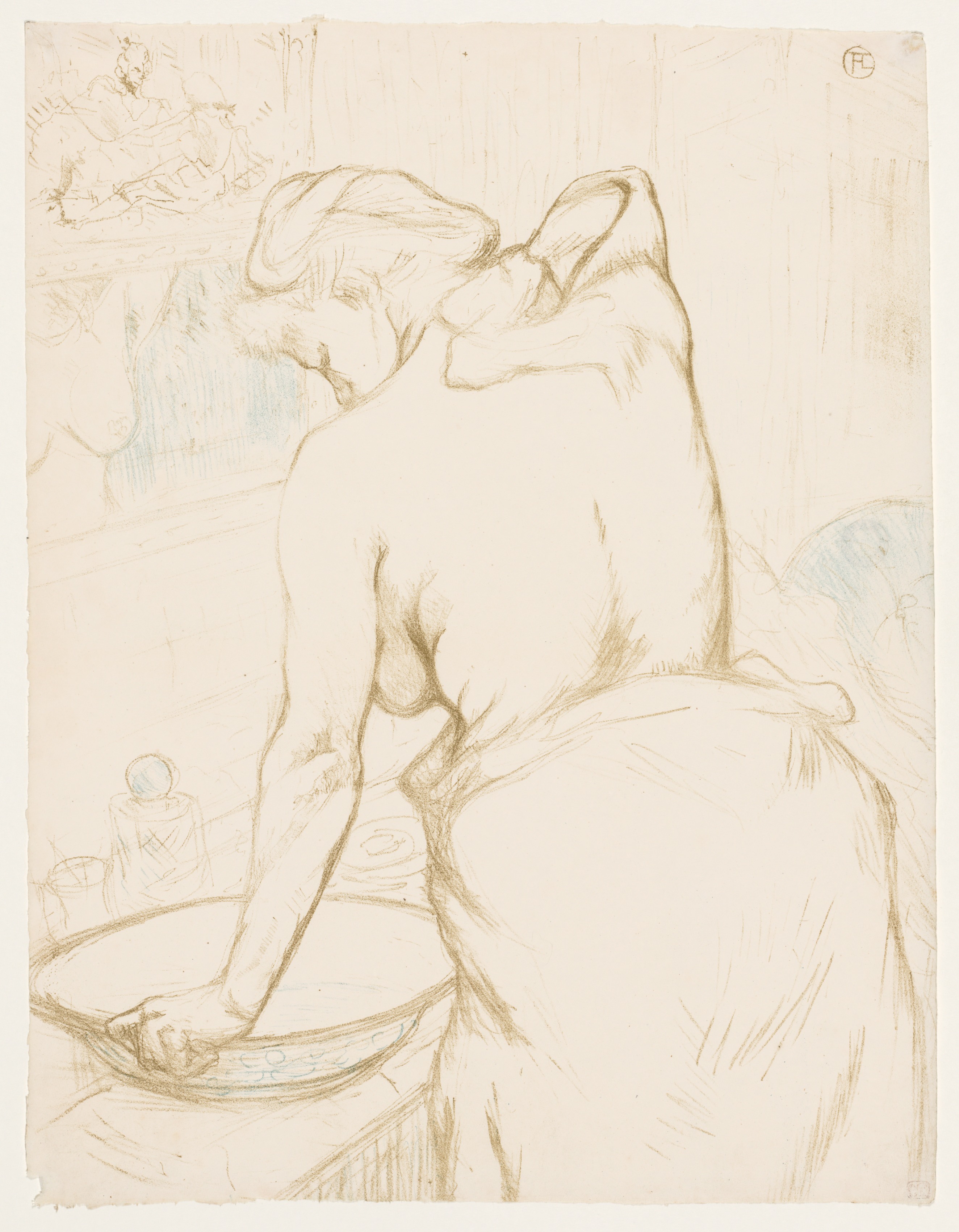 Henri de Toulouse-Lautrec, Elles: The Toilet