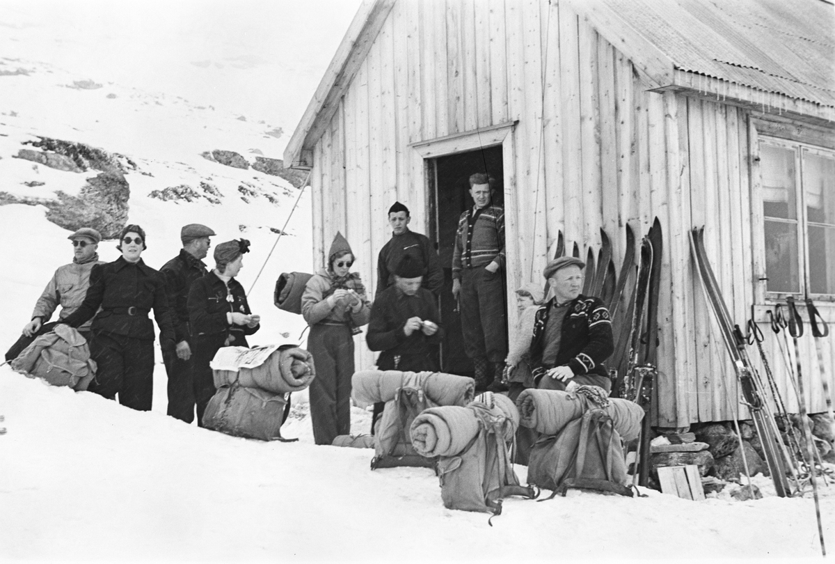 Anders Beer Wilse, Prot: Gausta - Paasketur Gaustahytta