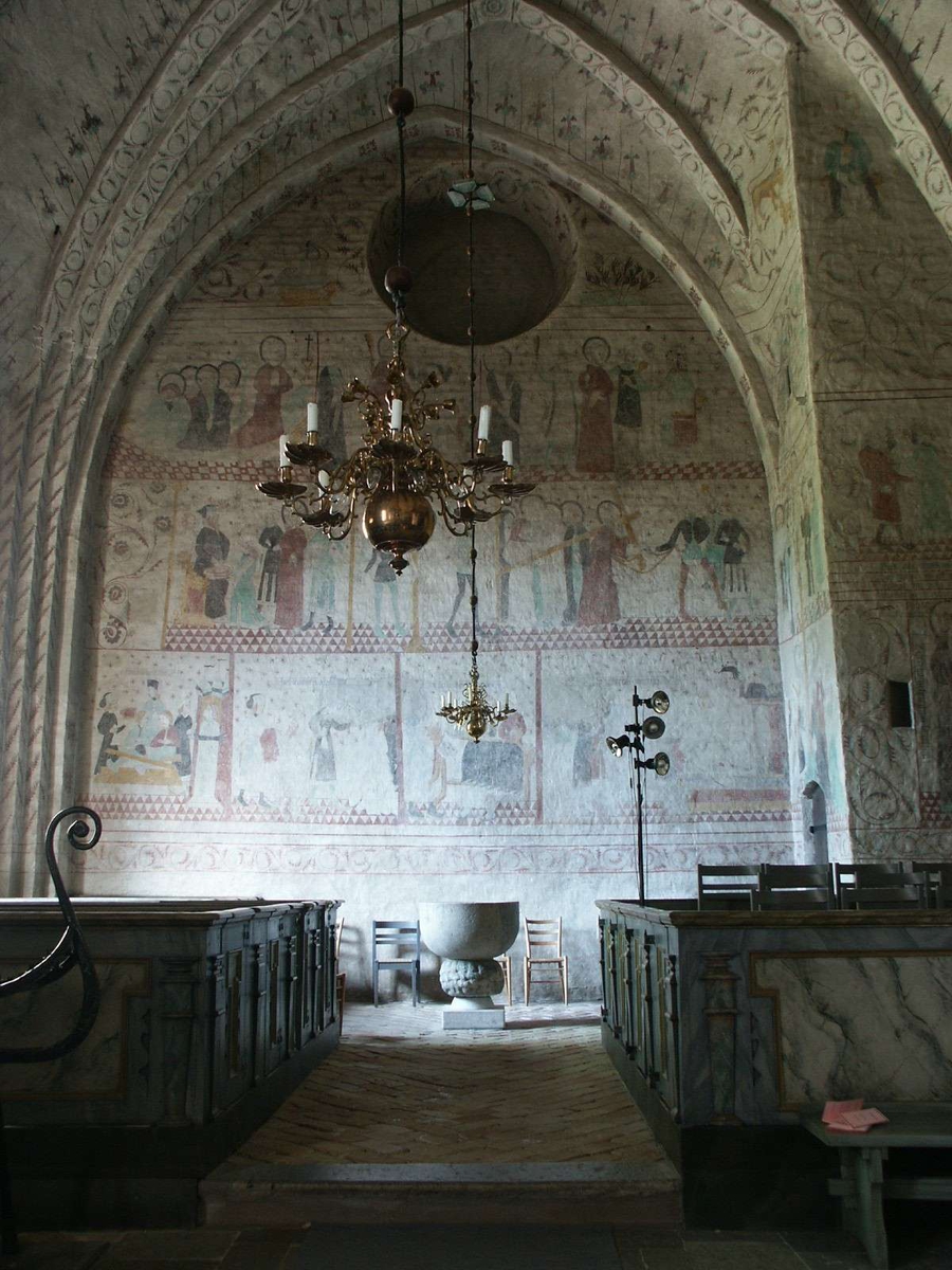 Johan Dellbeck, Interiör i Vendels kyrka, Uppland 2003