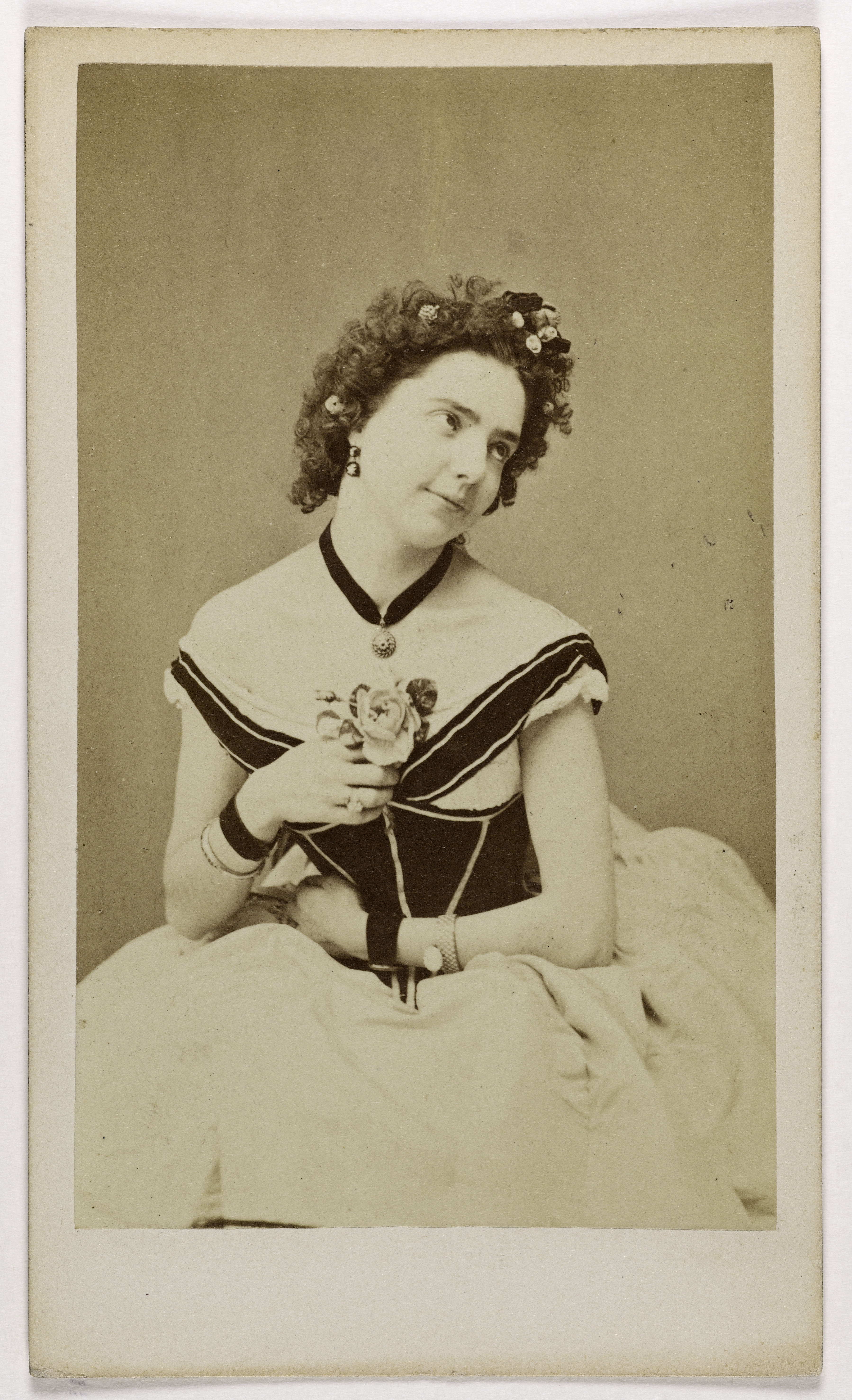 Ulric Grob, Portrait d’Ernesta Bioletti (danseuse au Théâtre des Variétés et à Londres)