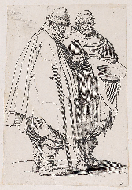 Anonymous, Reverse Copy of L'Aveugle et son Compagnon (The Blind Man and his Companion), from Les Gueux suite appelée aussi Les Mendiants, Les Baroni, ou Les Barons (The Beggars, also called the Barons)