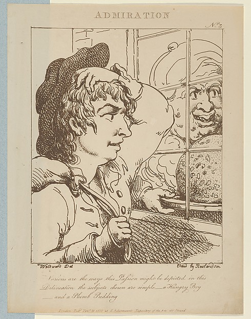 Thomas Rowlandson, Admiration