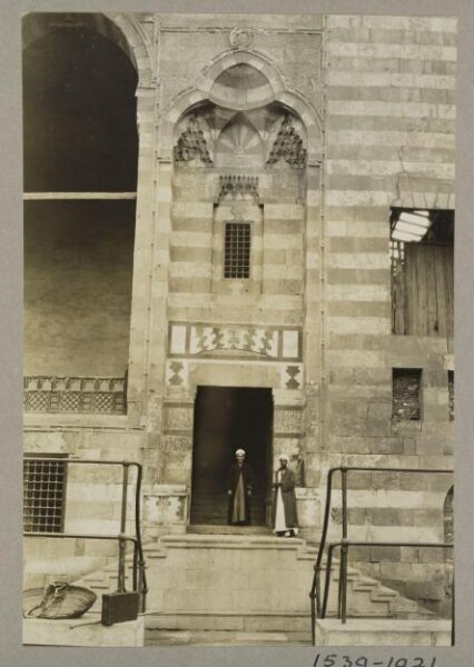 K.A.C. Creswell, The entrance portal of the maq'ad (loggia) of Mamluk Amir Mamay al-Sayfi, Cairo