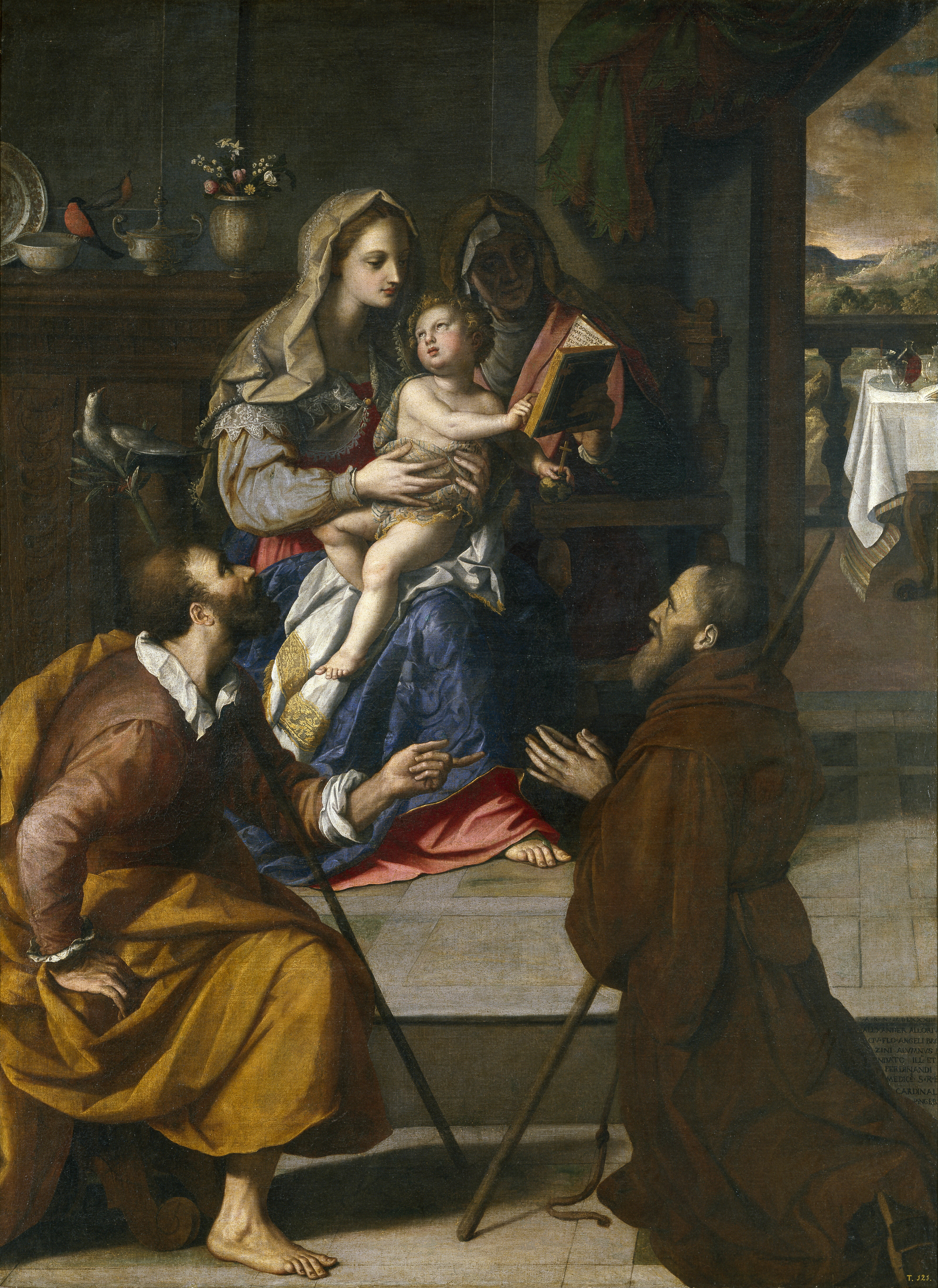 Alessandro Allori, The Holy Family of Cardinal Fernando de’ Medici