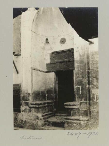 K.A.C. Creswell, The Entrance of the Zawiya al-Junashiyya, Aleppo