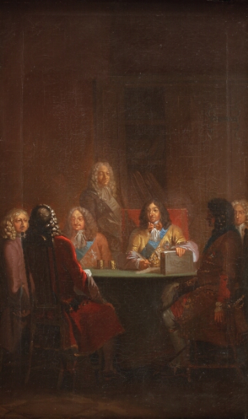 Nicolai Abildgaard, Christian V giver Danske Lov 1683