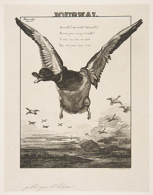 Félix Bracquemond, Le Canard