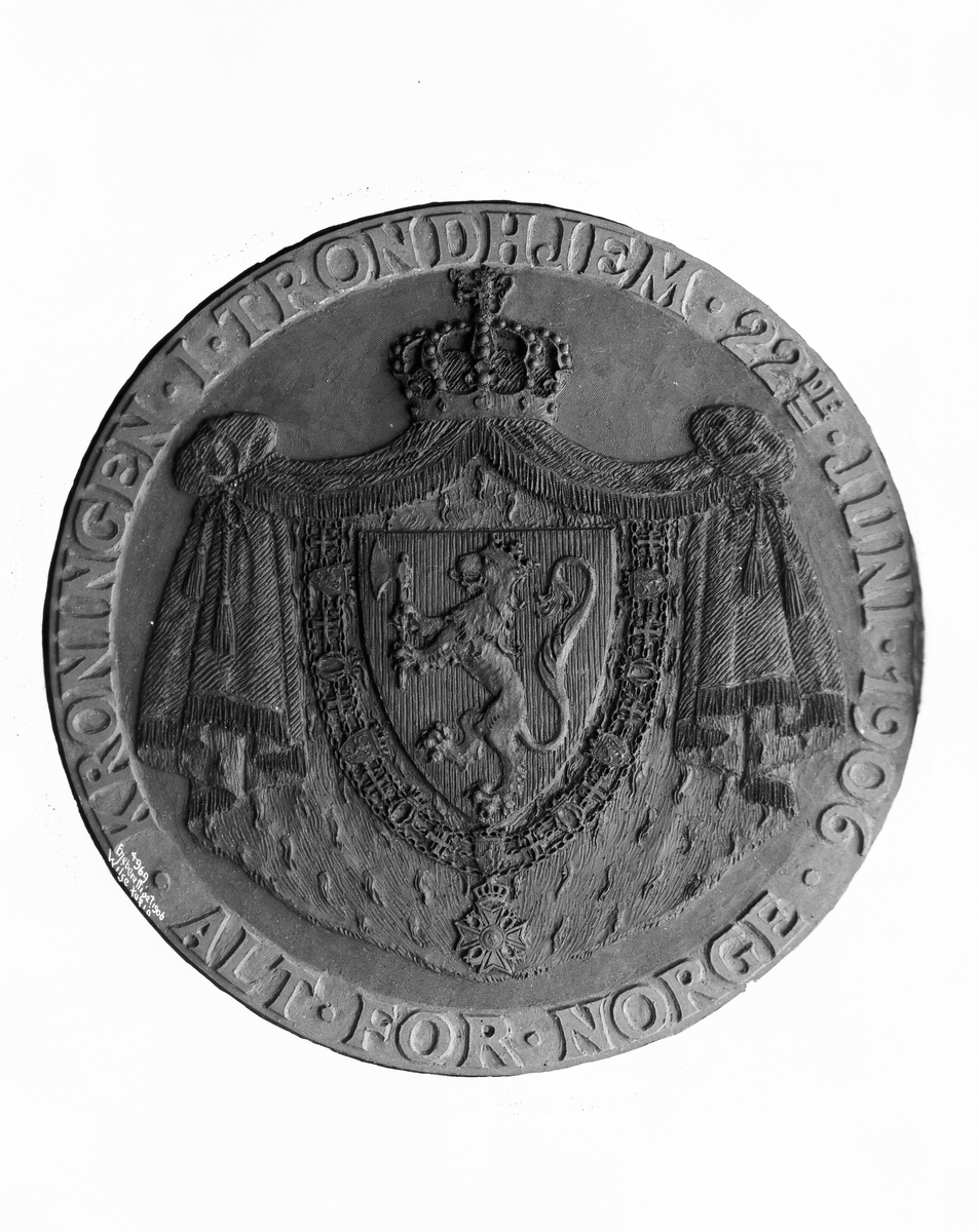 Anders Beer Wilse, Prot: Kroningsmedalje 3/5 1906