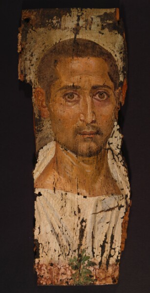 Unknown, Mummy Portrait of a Bearded Man