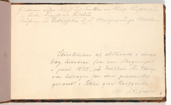 Martinus Rørbye, Blyantsnotater