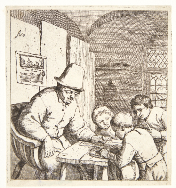 Adriaen van Ostade, Skolelæreren