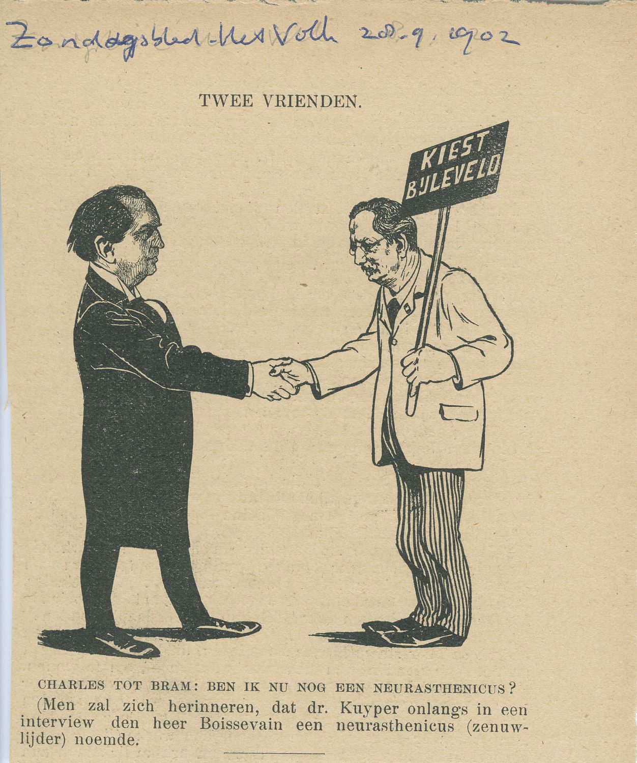 Hahn, Albert,draughtsman., Twee vrienden