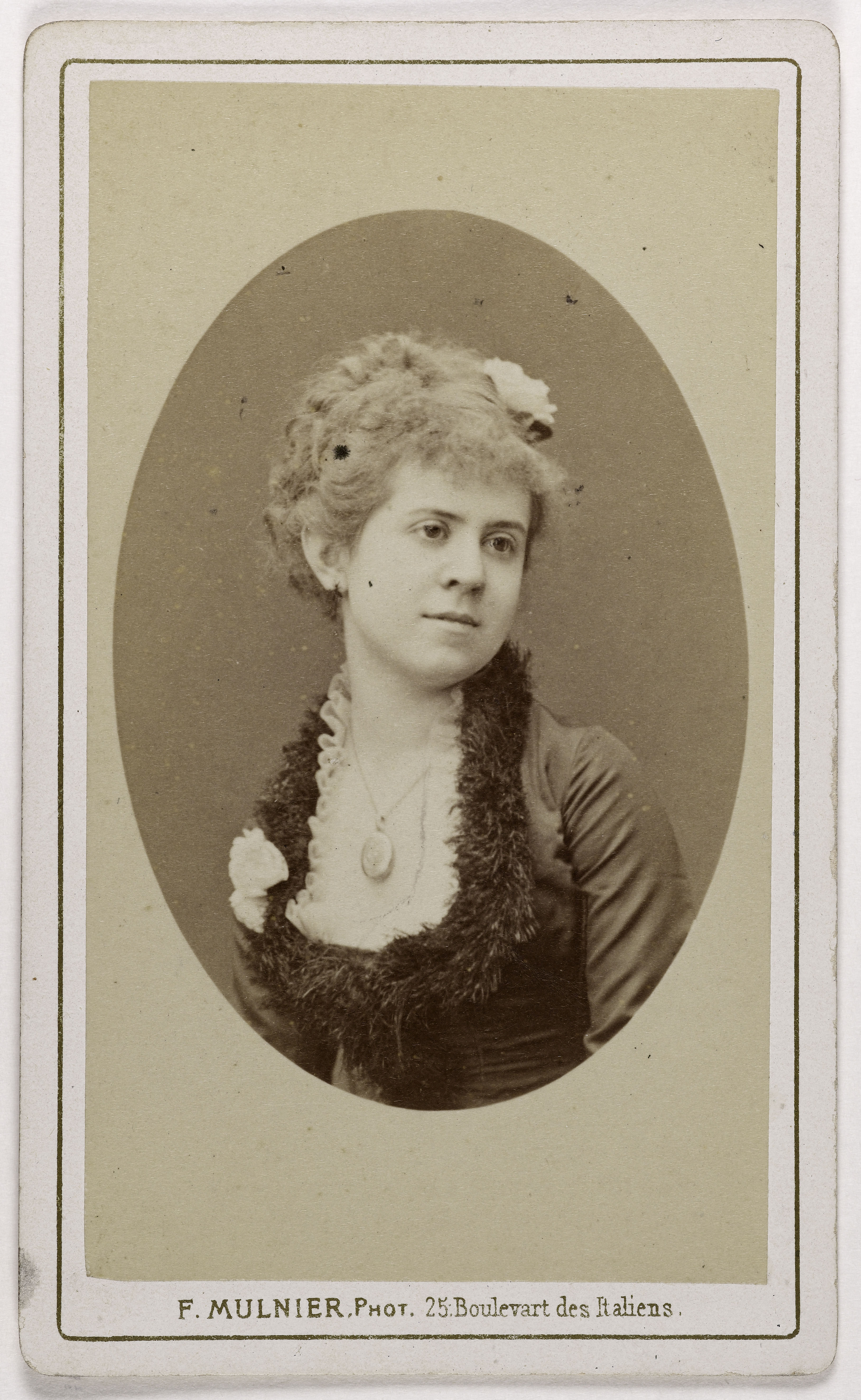 Ferdinand Mulnier, Portrait d'Alice Biot (danseuse à l'Opéra, 2e quadrille)