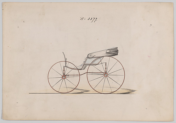 Brewster & Co., Design for Pony Phaeton, no. 3377